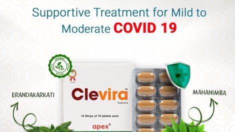 Clevira, an antiviral formulation received Government of India regulatory approval as a supportive treatment for mild to moderate COVID-19 cases.