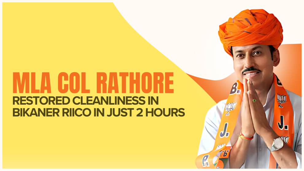 Restored Cleanliness in Bikaner RIICO in Just 2 Hours | MLA Col Rathore