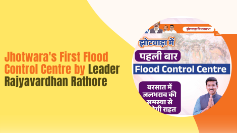 Jhotwara's First Flood Control Centre by Leader Rajyavardhan Rathore
