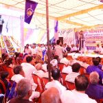 On April 14, 2026, Col. Rajyavardhan Rathore attended Ambedkar Jayanti at Karansar in Jhotwara, honoured Baba Saheb's statue, announced a high-mast light, and reminded residents: children build nations.