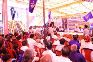 On April 14, 2026, Col. Rajyavardhan Rathore attended Ambedkar Jayanti at Karansar in Jhotwara, honoured Baba Saheb's statue, announced a high-mast light, and reminded residents: children build nations.