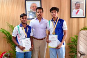 BSDU Jaipur students selected for WorldSkills Shanghai 2026 meeting Col Rajyavardhan Rathore