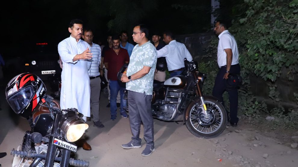 Rajyavardhan Singh Rathore announces ₹10 crore road development projects in Jhotwara