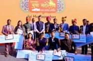 कर्नल राज्यवर्धन राठौड़ युवाओं के लिए शिक्षा, कौशल विकास और रोजगार योजनाओं पर संबोधित करते हुए