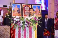 Rajyavardhan Rathore inaugurating the exhibition showcasing 12 years of the Modi government's achievements in Jaipur.